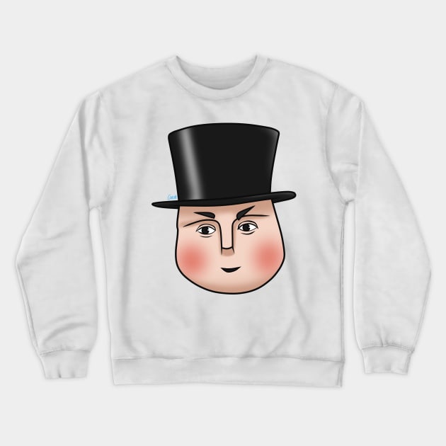 The Fat Controller - happy face Crewneck Sweatshirt by corzamoon